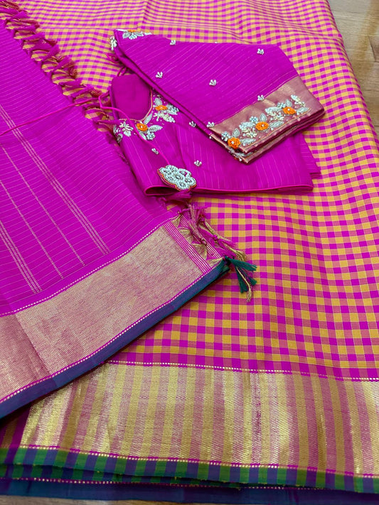 Pure Kanjivaram Zari Vintage Saree